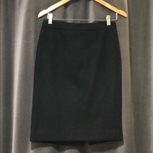 JCrew Number 2 pencil skirt in double surge wool
